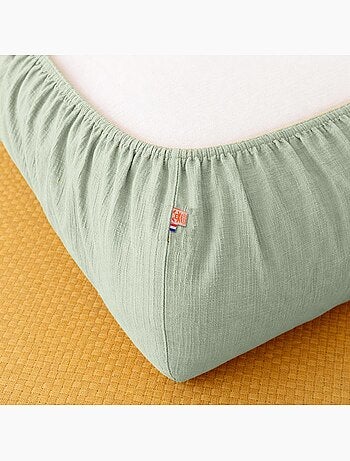 Drap Housse en Gaze de Coton Bio