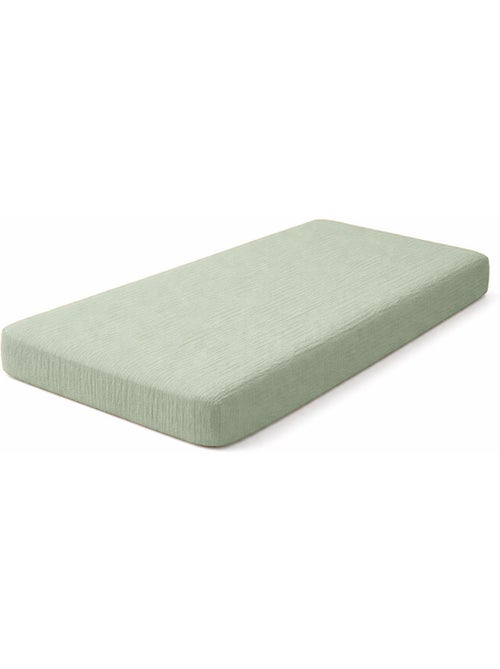 Drap Housse en Gaze de Coton Bio - Kiabi