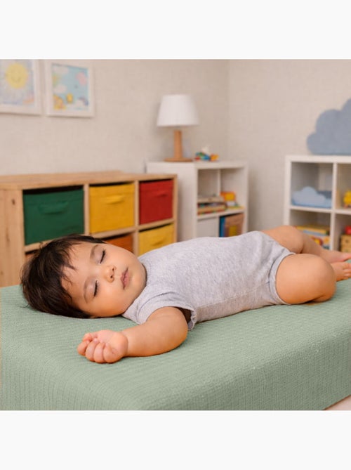 Drap Housse en Gaze de Coton Bio - Kiabi