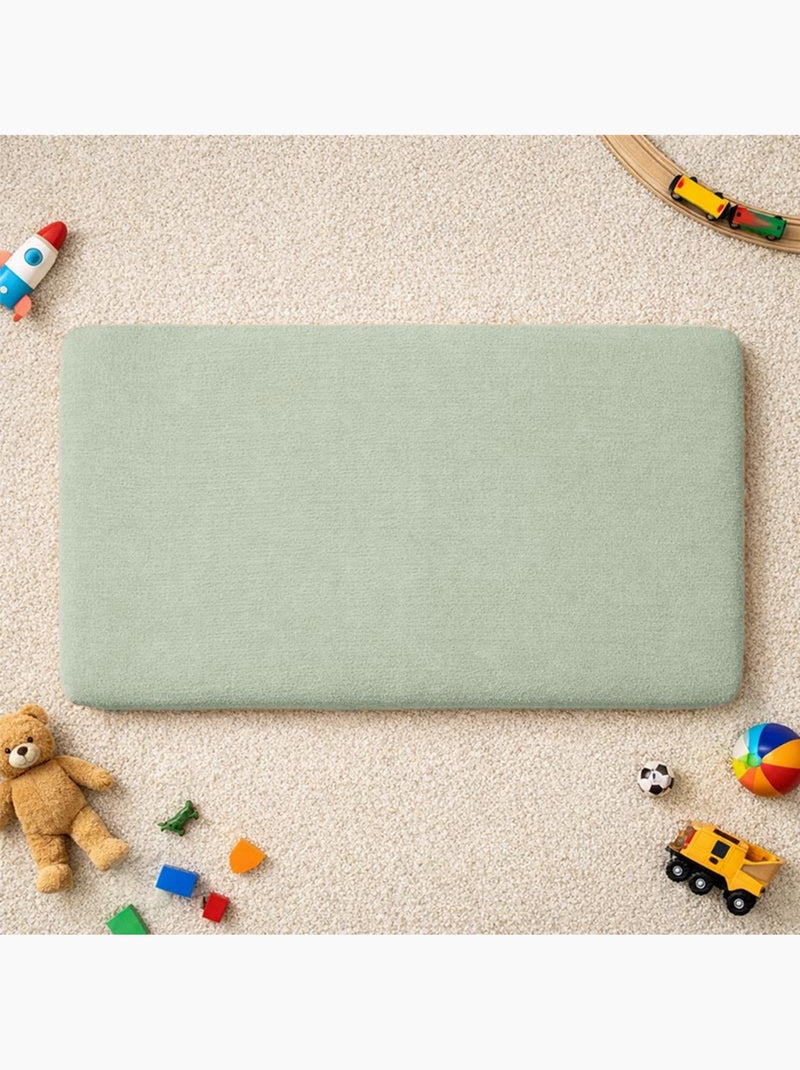 Drap Housse en Gaze de Coton Bio Vert - Kiabi