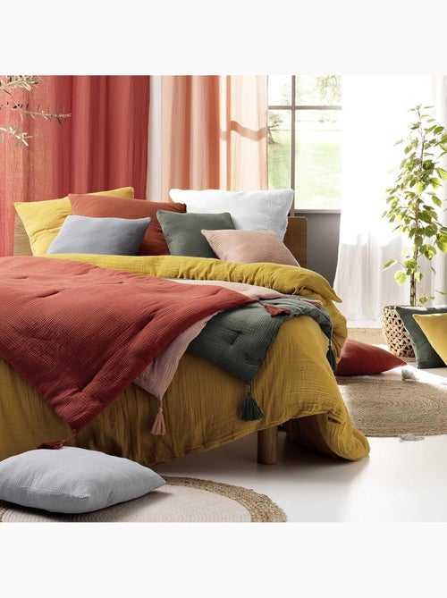 Drap Housse en gaze de coton - Kiabi