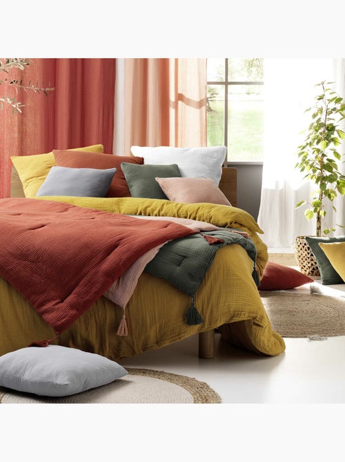 Drap Housse en gaze de coton - Kiabi