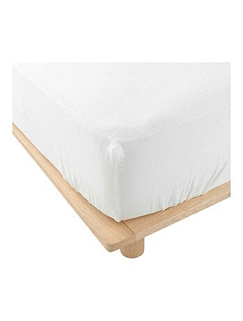 Drap housse en gaze de coton Tendance uni