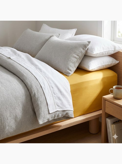 Drap housse en gaze de coton Tendance uni - Kiabi Drap housse en gaze de coton Tendance uni - Kiabi