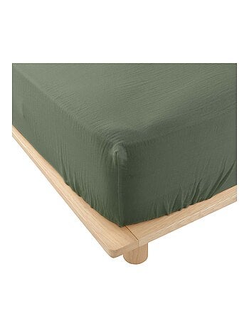 Drap housse en gaze de coton Tendance uni
