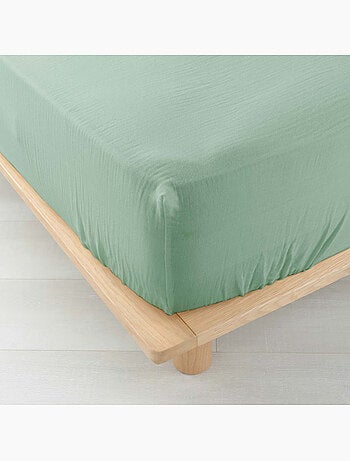 Drap Housse en gaze de coton