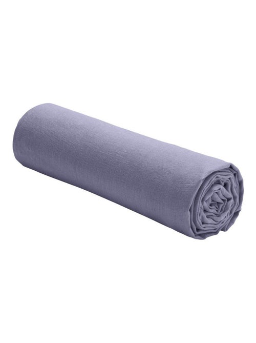 Drap housse en lin Français avec bonnet de 30 cm - Kiabi