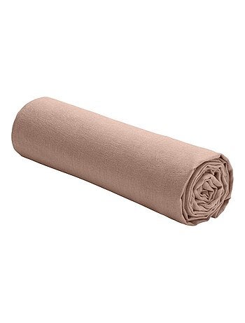 Drap housse en lin Français avec bonnet de 30 cm