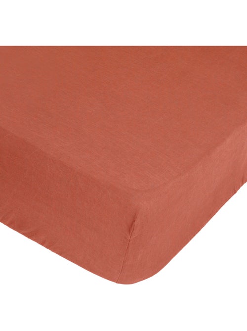Drap housse en lin lavé LINAH - Kiabi Drap housse en lin lavé LINAH - Kiabi