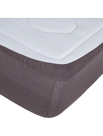Drap housse en 100% lin
