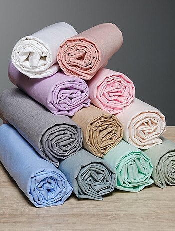 Drap housse en mélange 57 fils AISANCE