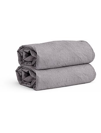 Drap-housse en micro lavé – Bonnet 25 cm