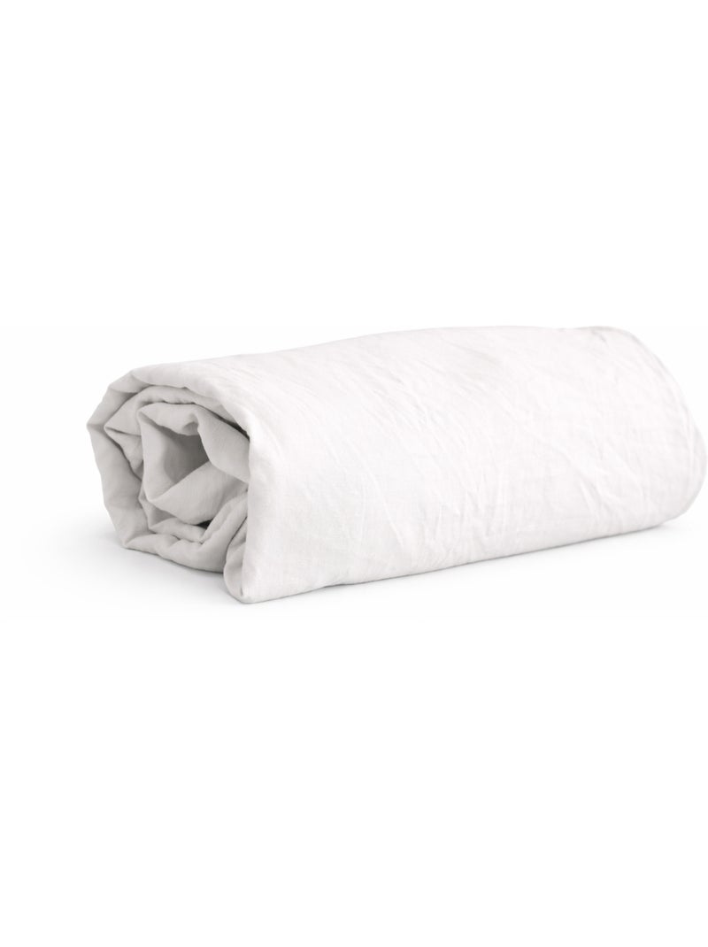 Drap-housse en micro lavé - Bonnet 25 cm - 140x190 / Anthracite gris anthracite - Kiabi