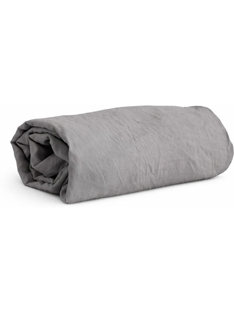 Drap-housse en micro lavé - Bonnet 25 cm - 140x190 / Vert Emeraude Vert émeraude - Kiabi
