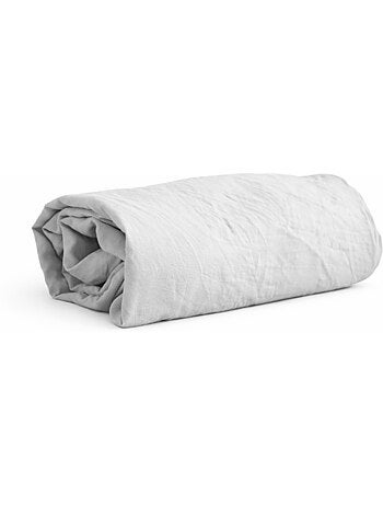 Drap-housse en micro lavé - bonnet 25 cm - beige - 140x190 / beige