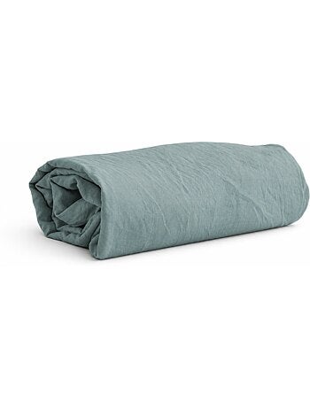 Drap-housse en micro lavé - bonnet 25 cm - beige - 140x190 / beige
