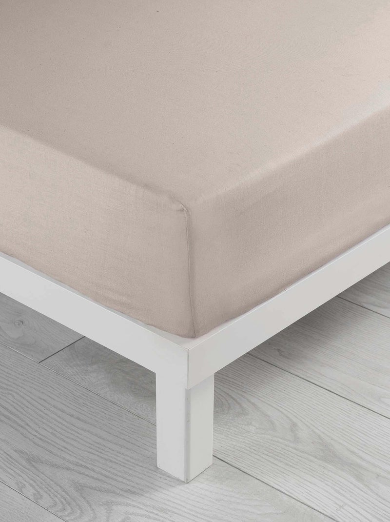 Drap housse en microfibre Oscarres Kaki - Kiabi