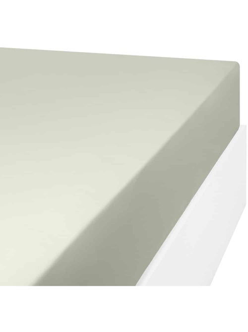 Drap housse en m?lange 57 fils AISANCE - Kiabi Drap housse en m?lange 57 fils AISANCE - Kiabi