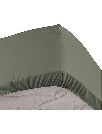 Drap housse en percale bonnet de 30 cm