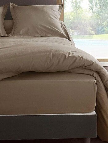 Drap housse en percale de coton 80 fils
