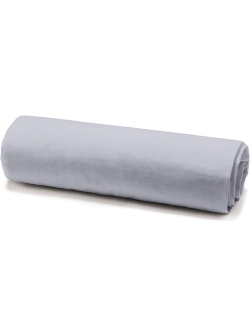 Drap housse en percale de coton avec bonnet de 25 cm - Kiabi