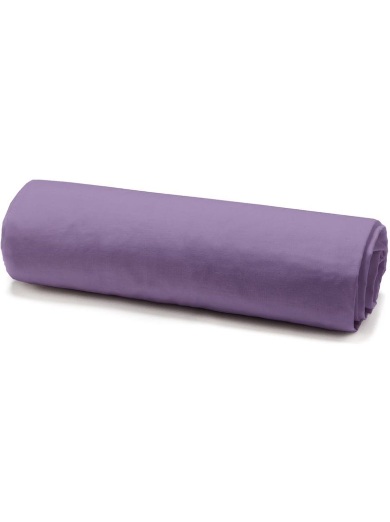 Drap housse en percale de coton avec bonnet de 25 cm Gris clair - Kiabi