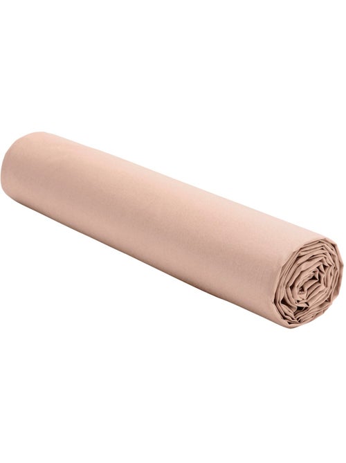 Drap housse en percale de coton lavé - Kiabi