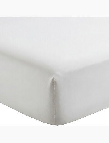Drap housse en percale de coton uni - Mura