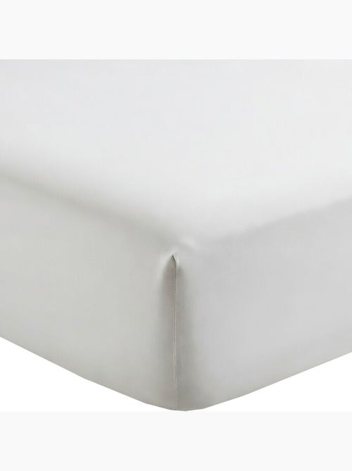 Drap housse en percale de coton uni - Mura - Kiabi