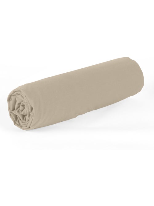 Drap housse en percale de coton uni - Mura - Kiabi