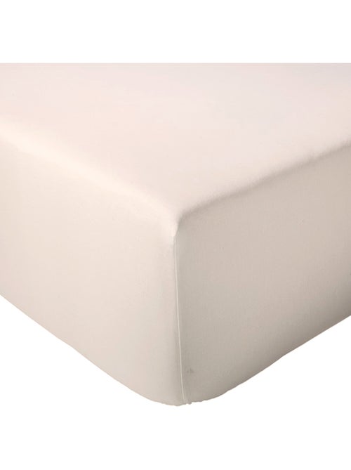 Drap housse en percale de coton uni PASSION PERCALE Bonnet de 30 cm - Kiabi