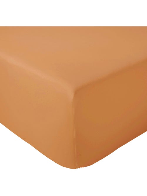 Drap housse en percale de coton uni PASSION PERCALE Bonnet de 30 cm - Kiabi