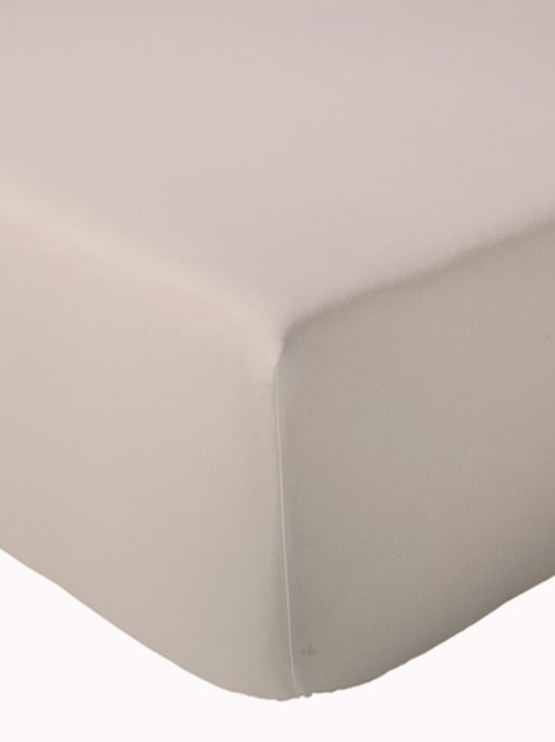 Drap housse en percale de coton uni PASSION PERCALE Bonnet de 30 cm - Kiabi