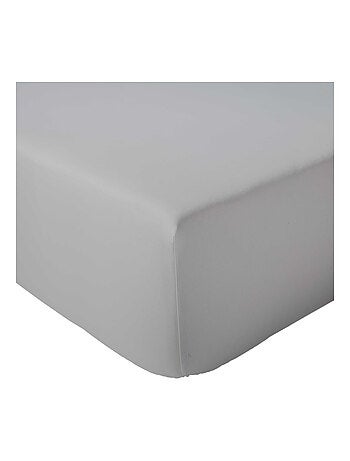 Drap housse en percale de coton uni PASSION PERCALE Bonnet de 30 cm
