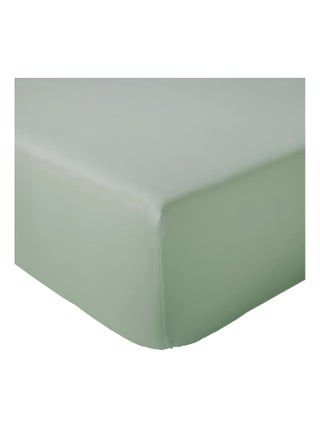 Drap housse en percale de coton uni PASSION PERCALE Bonnet de 30 cm