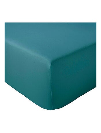 Drap housse en percale de coton uni PASSION PERCALE Bonnet de 30 cm