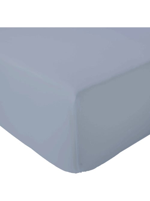 Drap housse en percale de coton uni PASSION PERCALE Bonnet de 40 cm - Kiabi
