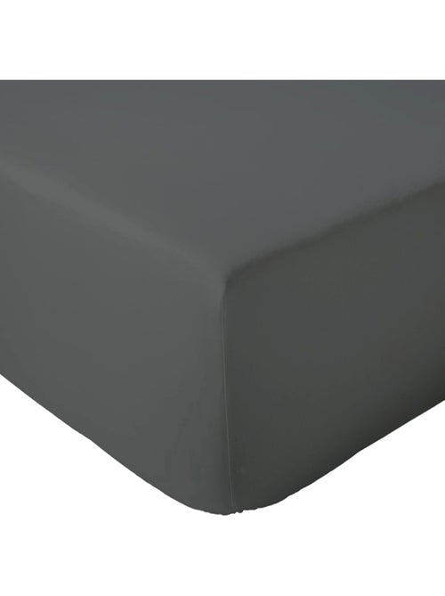 Drap housse en percale de coton uni PASSION PERCALE Bonnet de 40 cm - Kiabi