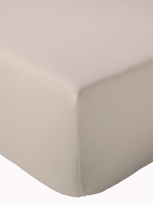 Drap housse en percale de coton uni PASSION PERCALE Bonnet de 40 cm - Kiabi