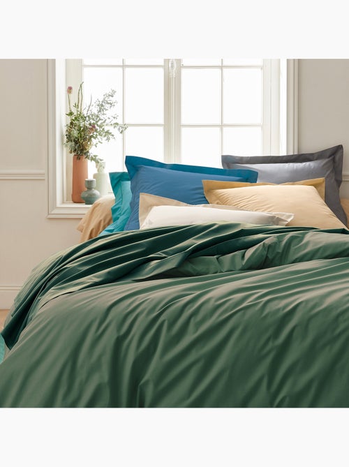 Drap housse en percale de coton uni PASSION PERCALE Bonnet de 40 cm - Kiabi Drap housse en percale de coton uni PASSION PERCALE Bonnet de 40 cm - Kiabi
