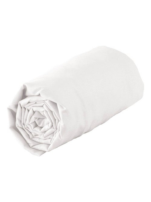 Drap housse en satin de coton - Kiabi