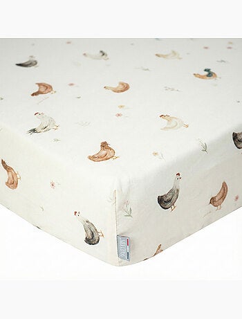 Drap housse en satin de coton, GALLINA SEVIRA KIDS