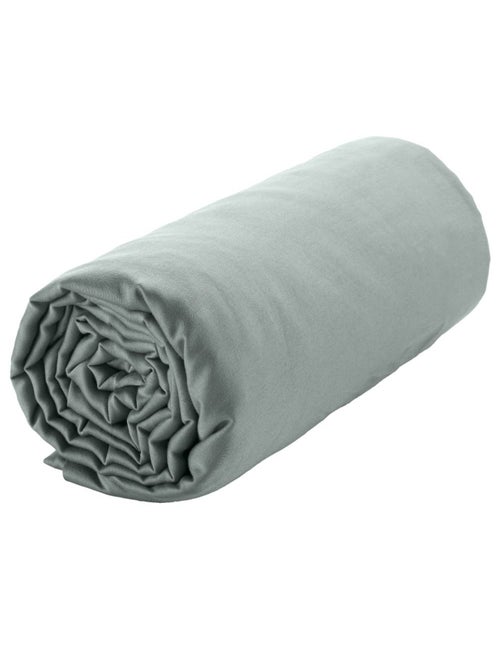 Drap housse en Satin de Coton - Kiabi