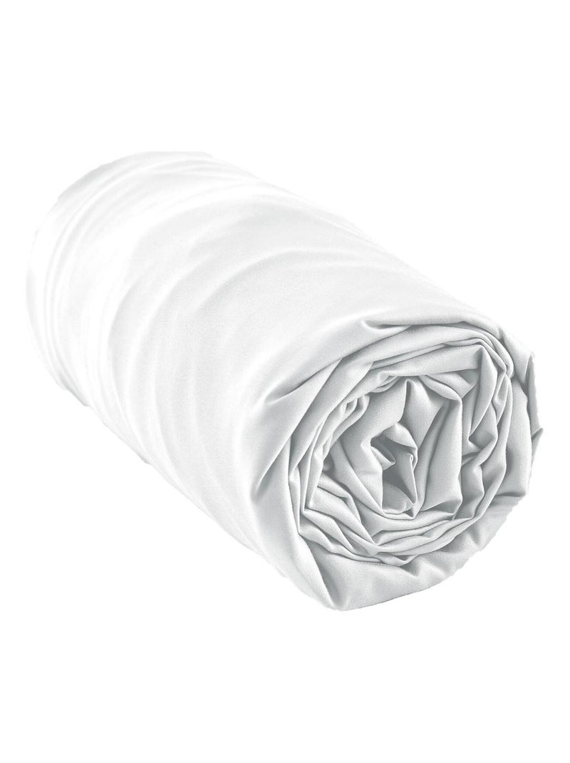 Drap housse en viscose Collection Salome Blanc - Kiabi