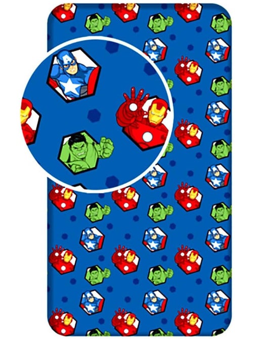 Drap Housse enfant Avengers Marvel 90 x 200 cm - 100% coton - Kiabi
