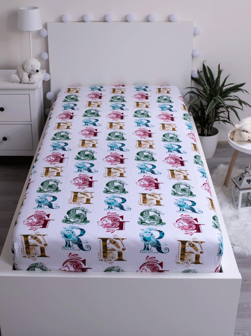 Drap Housse Enfant Coton Blanc - Kiabi