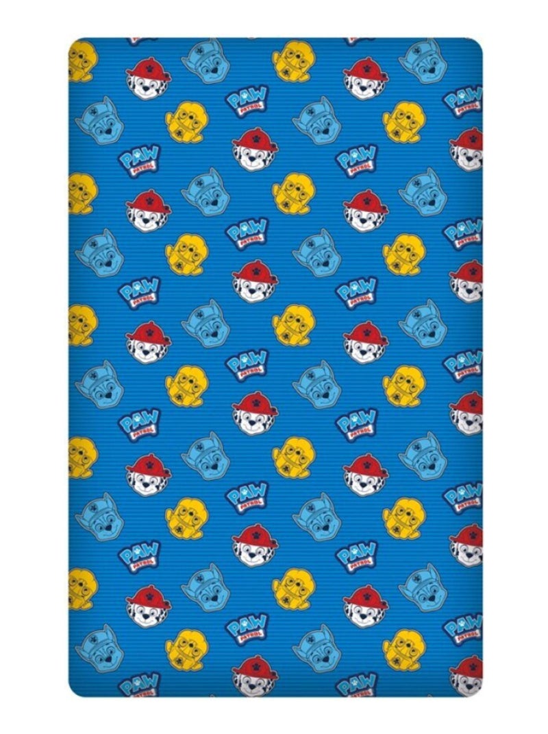Drap Housse Enfant Coton Faces Ryder et Chase Bleu - Kiabi