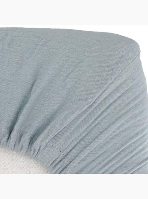 Drap housse enfant double gaze de coton extra doux - Kiabi