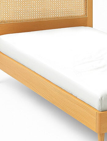 Drap housse enfant écru 90 x 190 cm