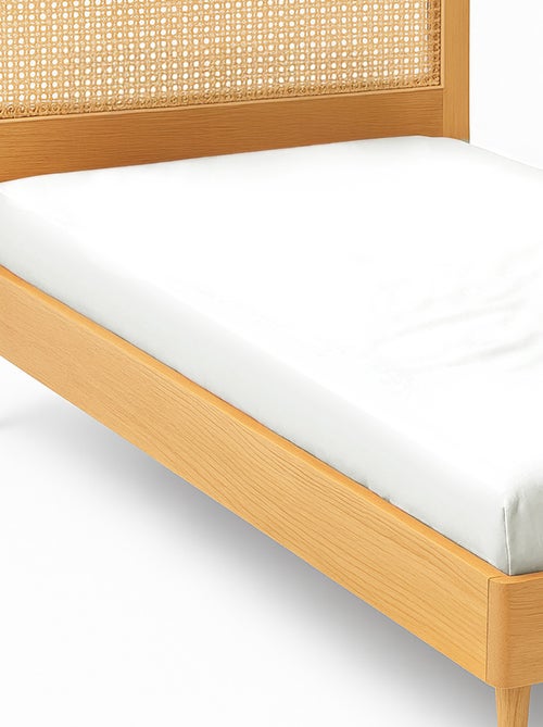 Drap housse enfant écru 90 x 190 cm - Kiabi